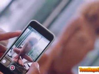 Огромен дълго трудно фалос вътре мокри путка на тийн мадама (kendall гори) video-12