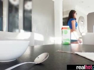 Удивителни секс филм лента с възбуден тийн аматьори gf (leah gotti) vid-19