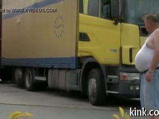 Френски lassie fastened и двойно permeated