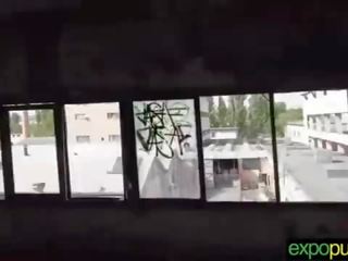 硬 脏 视频 在 公 地方 同 欧洲的 年轻 女 (taissia shanti) video-28