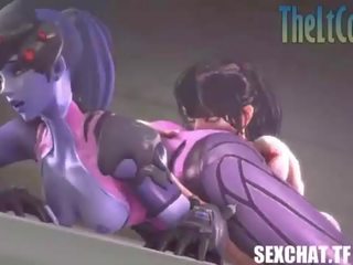 Overwatch sfm 그만큼 대단히 가장 좋은 widowmaker 더러운 클립