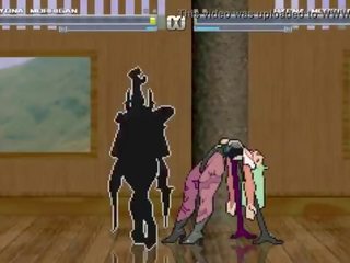 Mugen - ryona morrigan 対 ryona morrigan