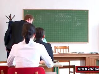 Великий синиця вчителі і школярки насолоджуючись хардкор ебать 20