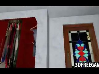 A провокаційний 3d вулиця дівчина є глибокий мінет деякі смаглява укол