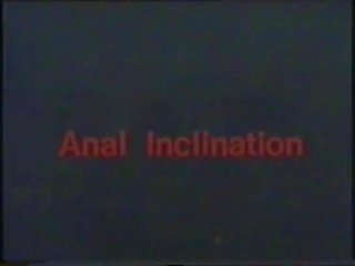 Cc 항문의 inclination