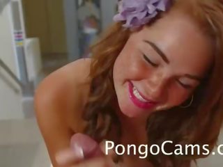 Pleasant рудоволоса підліток дає мінет - www.pongocams.com