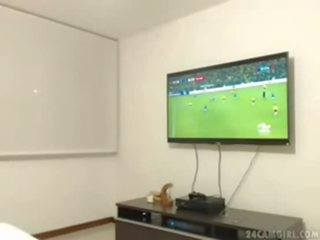ওয়েব ক্যামেরা (68) jogo করা ব্রাজিল e একটি novinha fazendo খুলে ফেলা