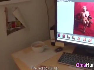 화려한 병아리 finds 돔 용 그녀의 사람