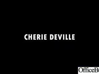 圓 大 奶 ms (cherie deville 001) 得到 拍著 在 辦公室 clip-20