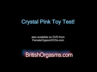 水晶 粉红色 手淫 玩具 测试