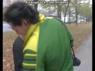 金发 性交 为 200 bucks 上 该 街头