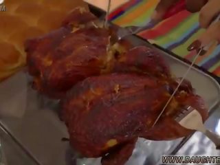 Ass-eating-daddy 和 睡觉 步 爸 第一 时间 喷出 dark-hued