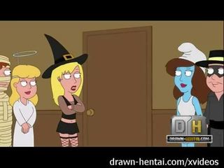 Family juvenile X rated movie - Meg comes into closet