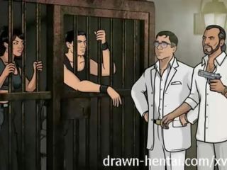 Archer хентай - в’язниця для дорослих кліп з lana