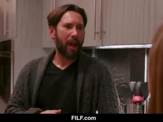 FILF - Big Breasted Step Ms Loves Riding Step Dad