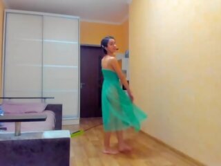 Splendid myla ангел в зелений transparent dress&excl;