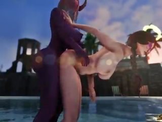 &lbrack;Futa on Female&rsqb; Succubus seduce a cute angel
