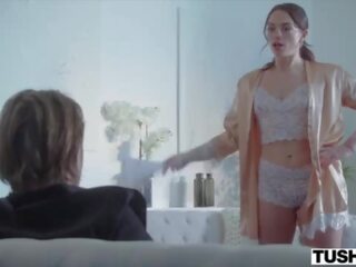TUSHY Petite Sophia gets schooled in anal by her intern