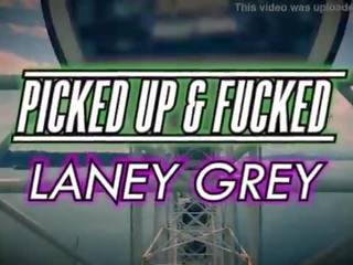 Laney сірий отримує picked вгору і трахкав & creampied по laz fyre