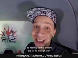 BUMS BUS - Czech PAWG Krystal Swift enjoys hardcore fuck session in the backseat