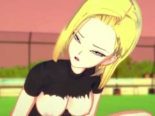 ANDROID 18 COWGIRL RIDING UNTIL HUGE CREAMPIE - DRAGON BALL