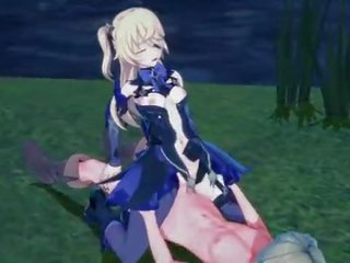 Genshin Impact - xxx video with Fischl Near the Lake &lpar;Real Fischl Voice&rpar; &lbrack;3D Hentai&comma; 4K&comma; 60FPS&comma; Uncensored&rsqb;