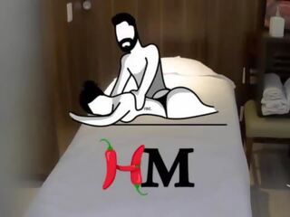 카메라 escondida filma cliente casada sendo tocada
