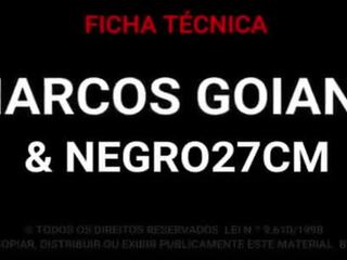 Marcos goiano - 큰 검정 음경 27 cm 씨발 나를 안장이 놓여 있지 않은 과 질내 사정