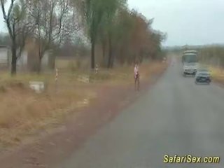 Gorgeous sex film at my african safari trip