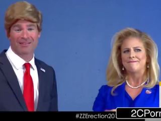 Donald drumpf shuts 向上 hillary 克萊頓 (cherie deville) 同 他的 manhood