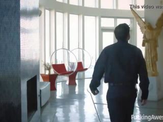 Хтивий ніколь aniston отримує трахкав по a поліцейський
