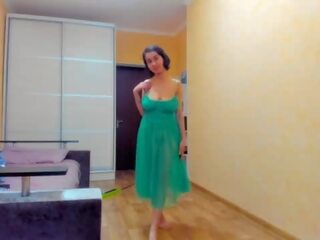 Splendid myla エンジェル で green transparent dress&excl;