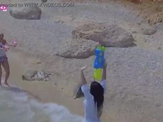 Лято мокри плаж оргазъм