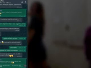 Whatsapp 채팅 와 나의 사촌 도착 엘리트 vid