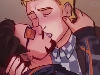 ברזל אדם x captain אמריקה - tony stark x steve rogers stony marvel הומוסקסואל x מדורג וידאו