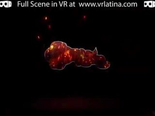 Vrlatina - чарівний smiling латинська підліток з ідеальна цицьки ебать vr