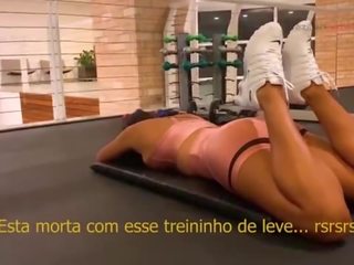 Chamamos um персонален novinho ал umas aulas na academia e curtimos muito com ele depois правя treino â teaser menage 11