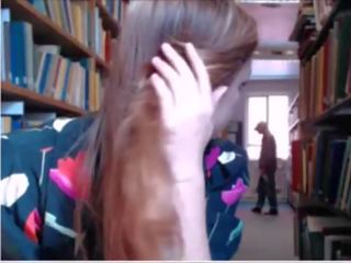 British lover cams in busy library-watch full movie on www.wetcams69.net