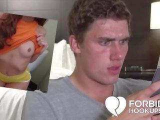 Съблазнителен брюнетка бретон тя step-brother