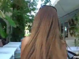 Бікіні краса йде назад для в кімната для брудна відео і смокче
