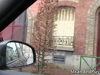 Stupendous 매력적인 넓은 땅 놀이기구 에이 큰 샤프트 낯선 사람 에 그의 자동차